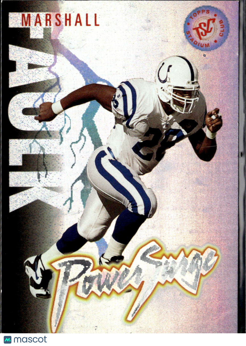 Marshall Faulk 1995 Topps Stadium Club Power Surge Indianapolis Colts