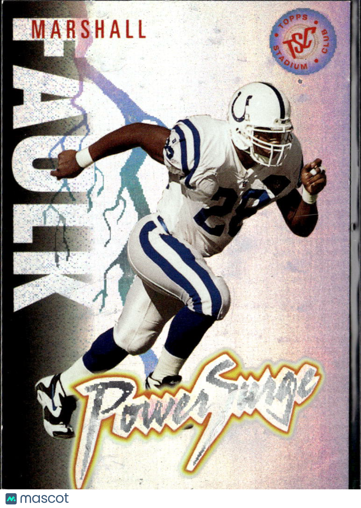 Marshall Faulk 1995 Topps Stadium Club Power Surge Indianapolis Colts