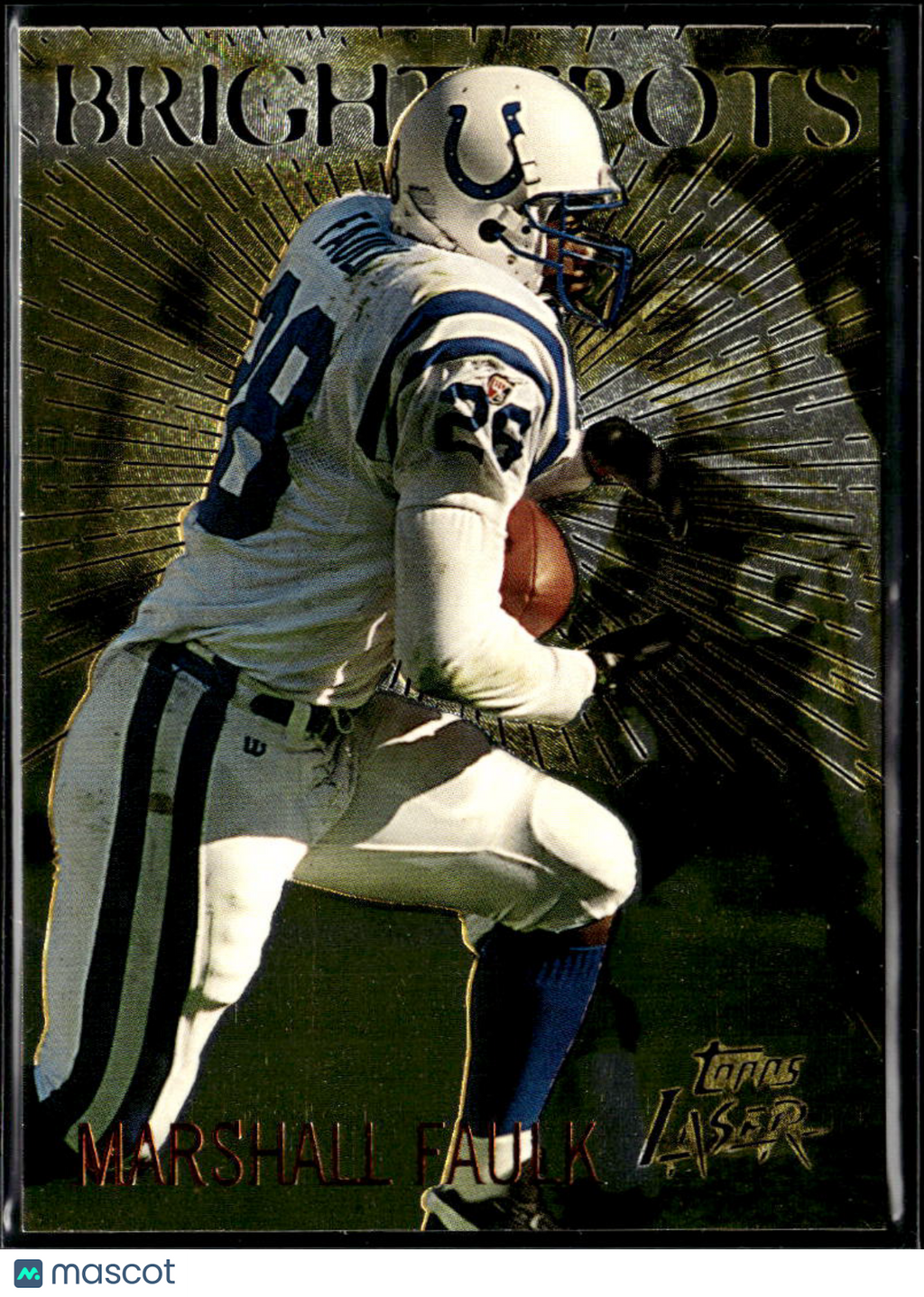Marshall Faulk 2005 Topps Laser Bright Spots Indianapolis Colts