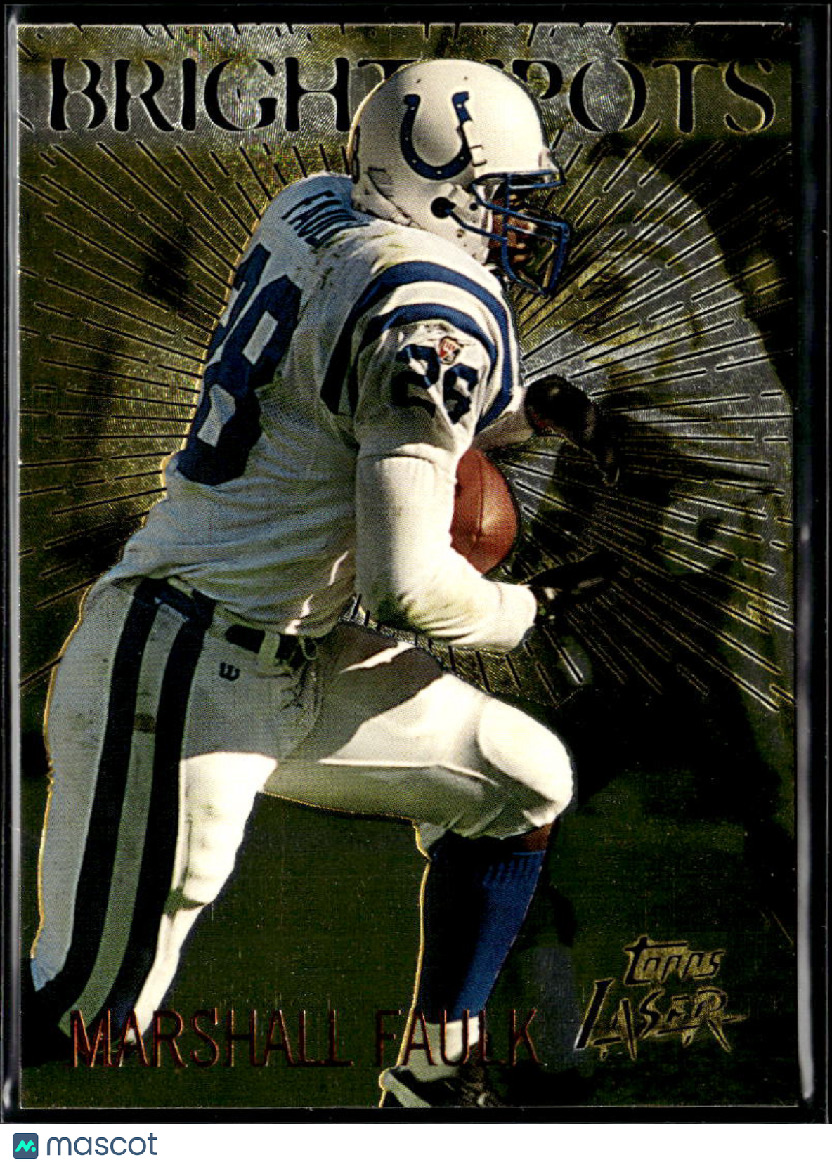 Marshall Faulk 2005 Topps Laser Bright Spots Indianapolis Colts