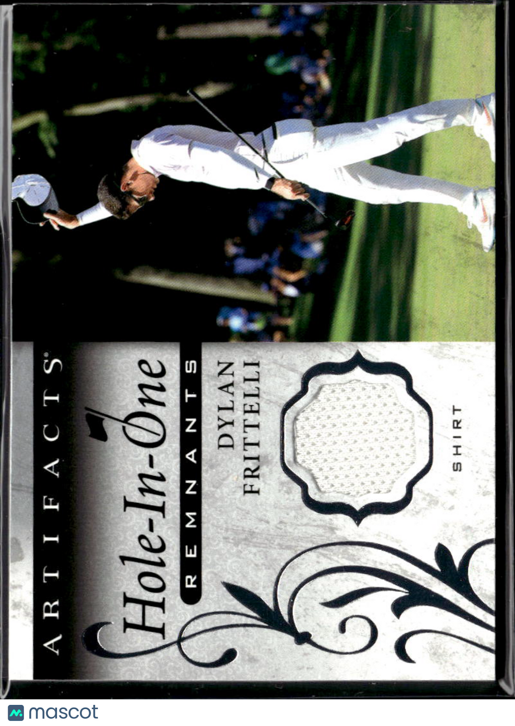 Dylan Frittelli 2021 Upper Deck Artifacts Golf Hole-In-One Remnants Patch