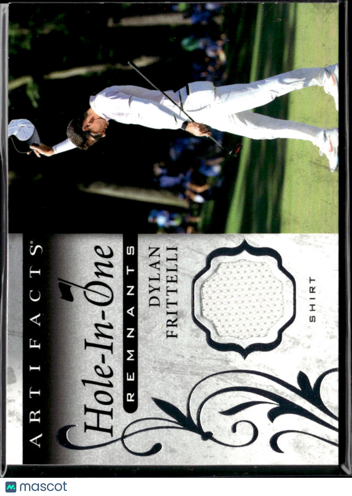 Dylan Frittelli 2021 Upper Deck Artifacts Golf Hole-In-One Remnants Patch