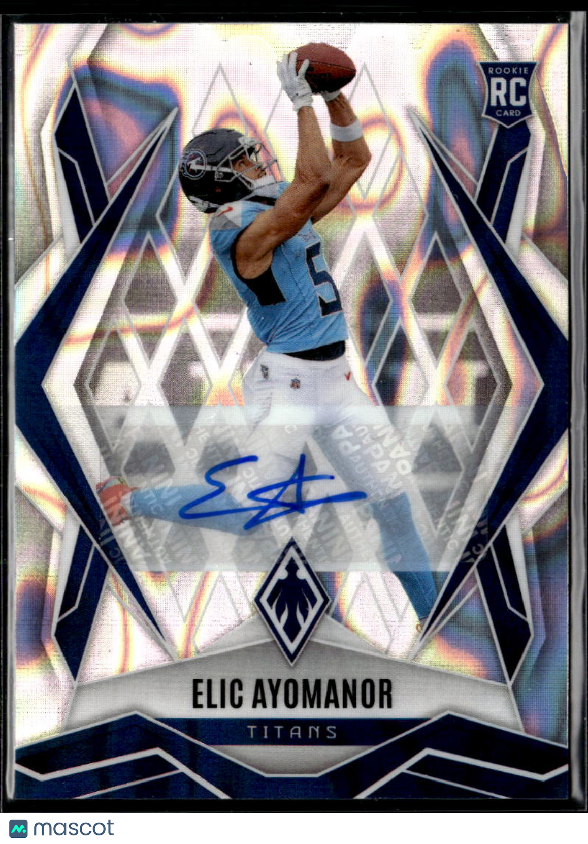 Elic Ayomanor 2025 Phoenix Auto Autograph RC Tennessee Titans