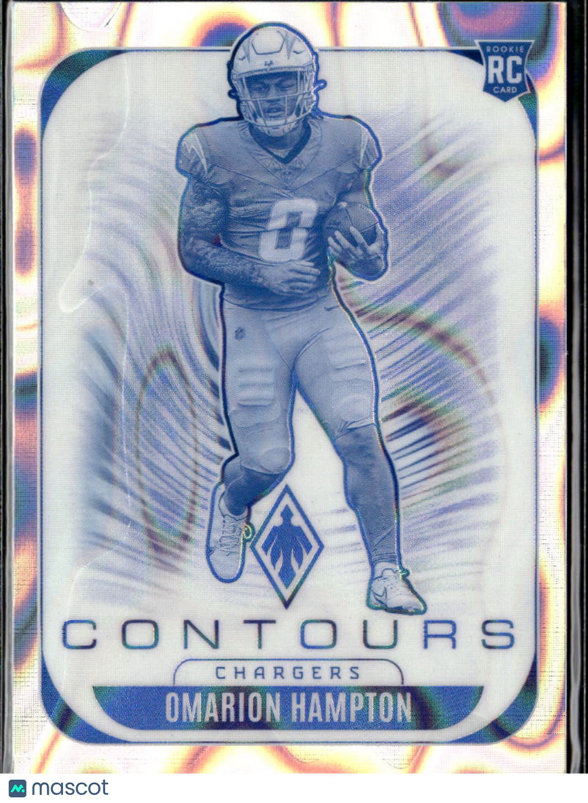 Omarion Hampton 2025 Phoenix Contours RC 50/199 Los Angeles Chargers