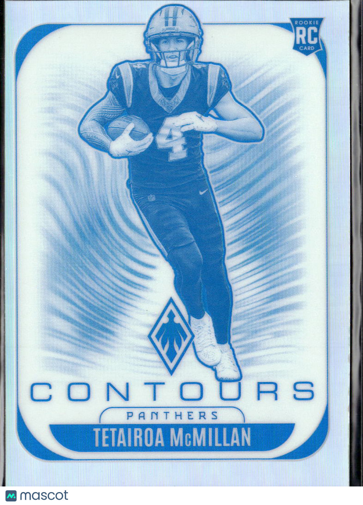 Tetairoa McMillan 2025 Phoenix Contours Rookie RC Carolina Panthers