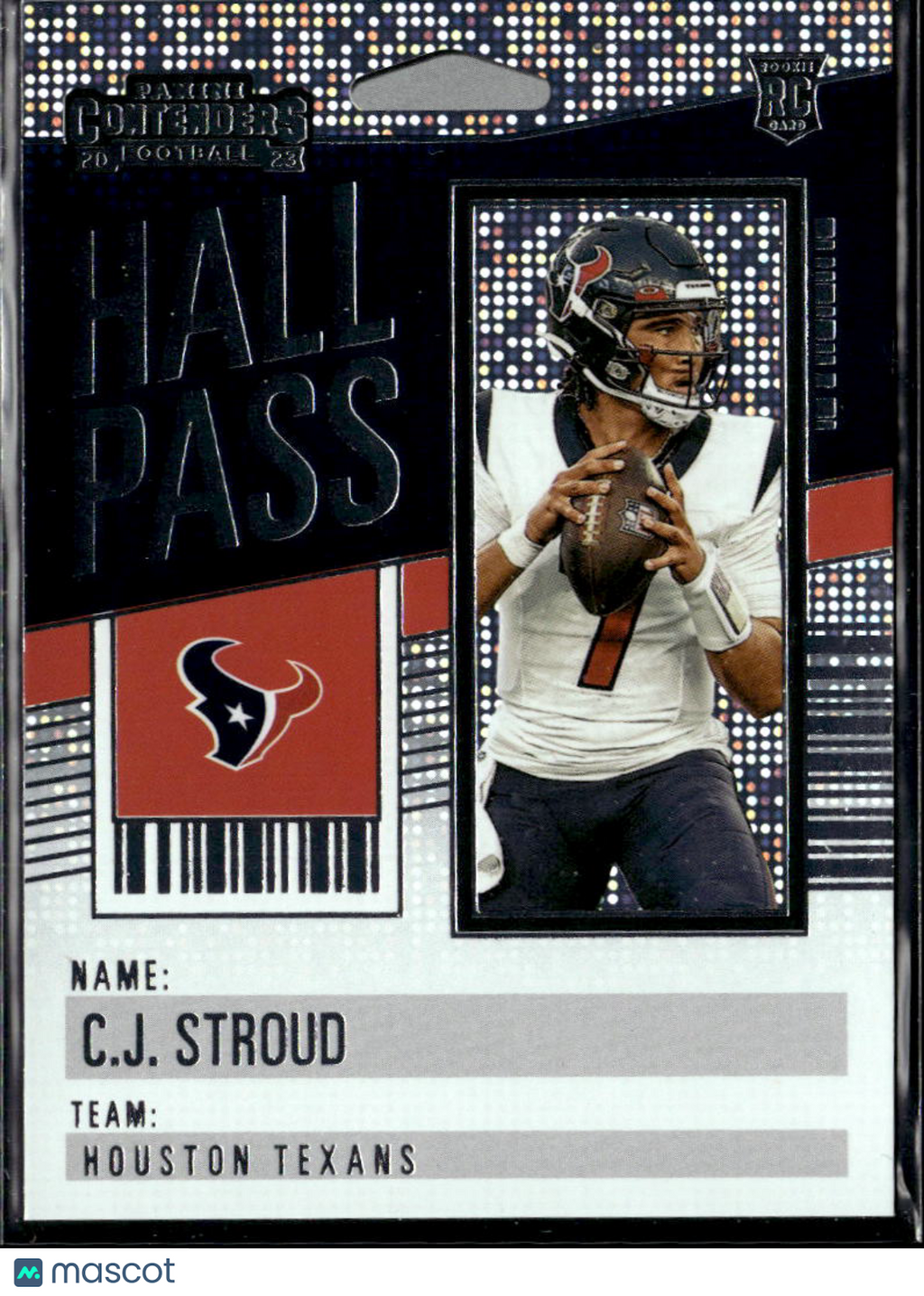 C.J. Stroud 2023 Contenders Hall Pass Rookie RC Houston Texans