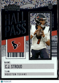 C.J. Stroud 2023 Contenders Hall Pass Rookie RC Houston Texans