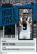 Bryce Young 2023 Contenders Hall Pass Rookie RC Carolina Panthers