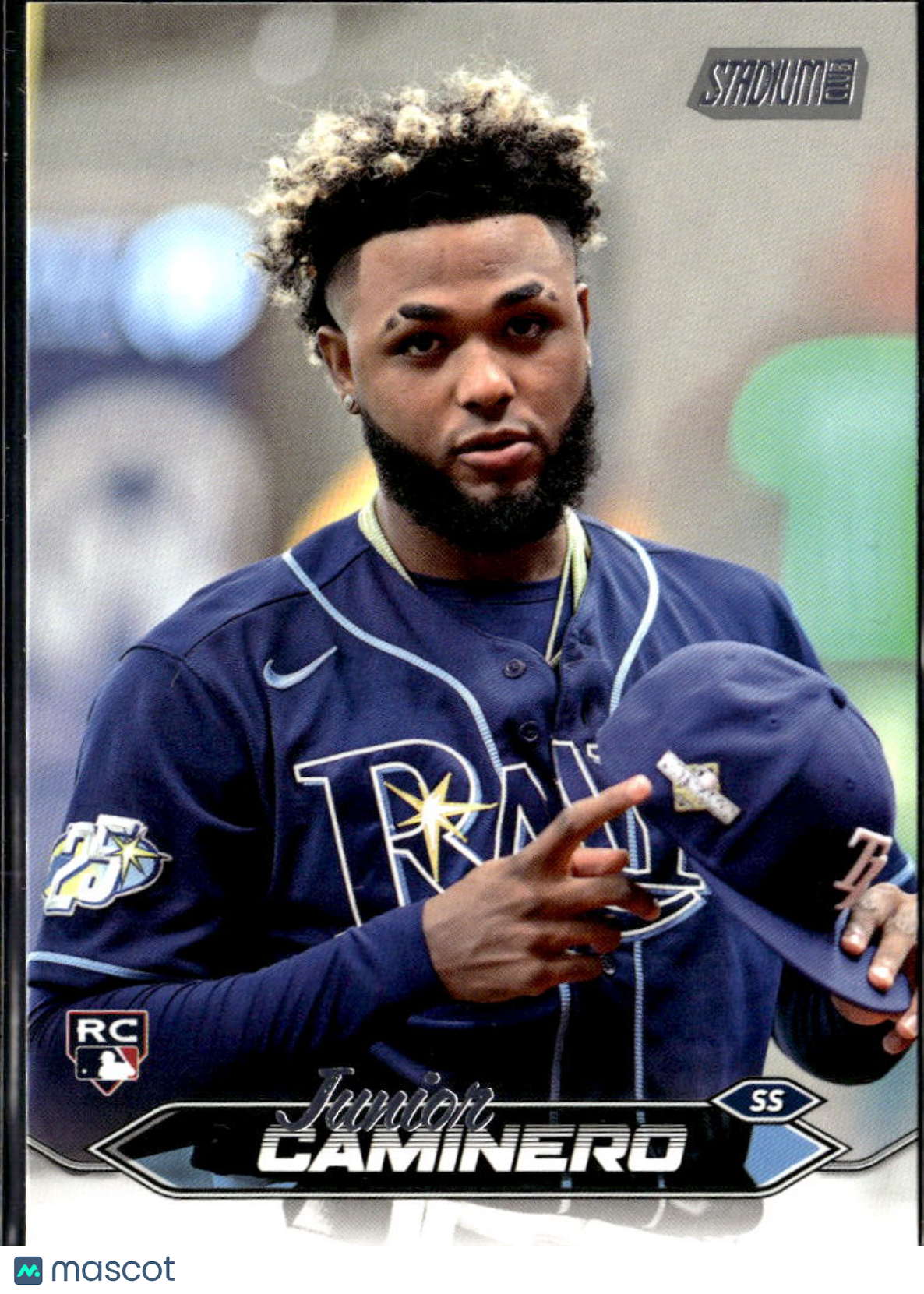 Junior Caminero 2024 Topps Stadium Club Rookie RC Tampa Bay Rays