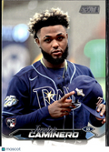 Junior Caminero 2024 Topps Stadium Club Rookie RC Tampa Bay Rays