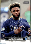 Junior Caminero 2024 Topps Stadium Club Rookie RC Tampa Bay Rays