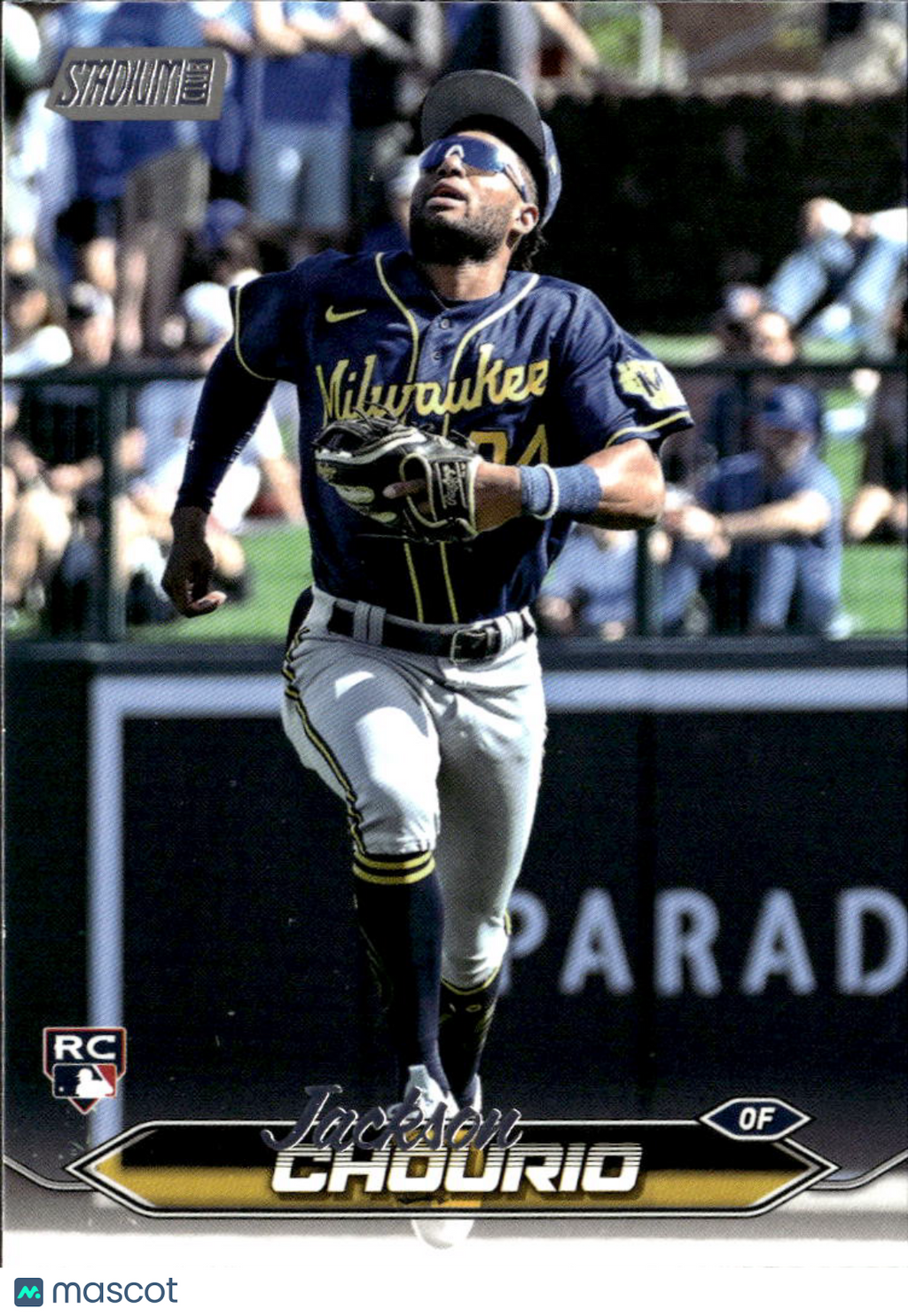 Jackson Chourio 2024 Topps Stadium Club Rookie RC Milwaukee Brewers