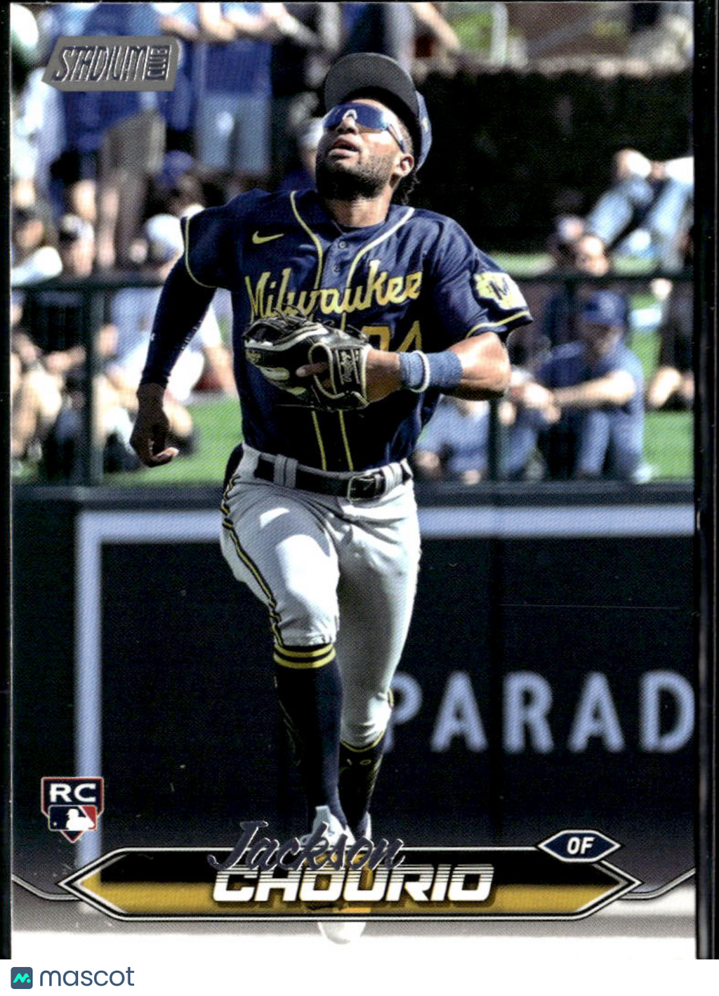 Jackson Chourio 2024 Topps Stadium Club Rookie RC Milwaukee Brewers