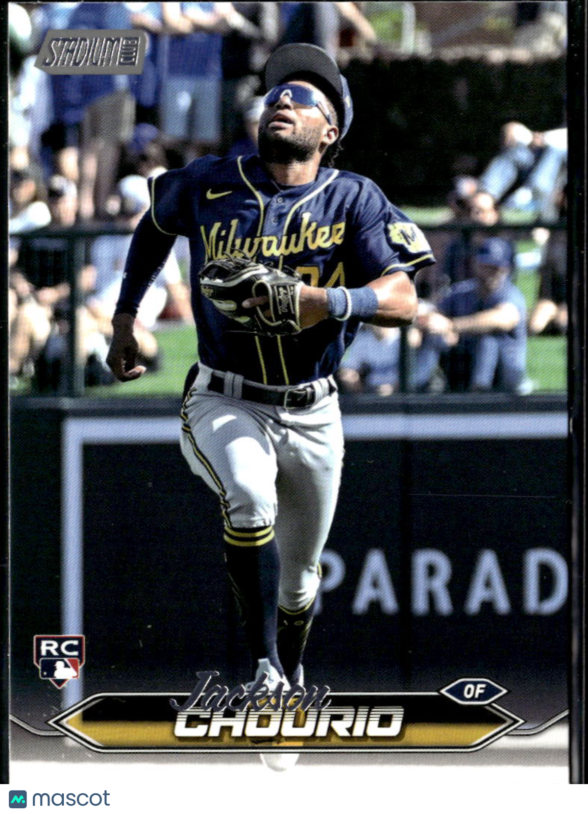 Jackson Chourio 2024 Topps Stadium Club Rookie RC Milwaukee Brewers