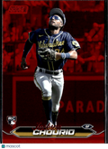 Jackson Chourio 2024 Topps Stadium Club RC Red Foil Milwaukee Brewers