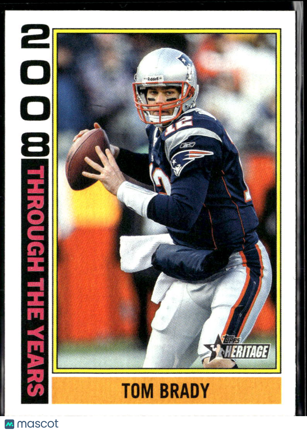 Tom Brady 2023 Topps Heritage Through the Years New England Patriots
