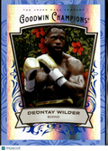 Deontay Wilder 2026 Upper Deck Goodwin Champions Royal Rainbow