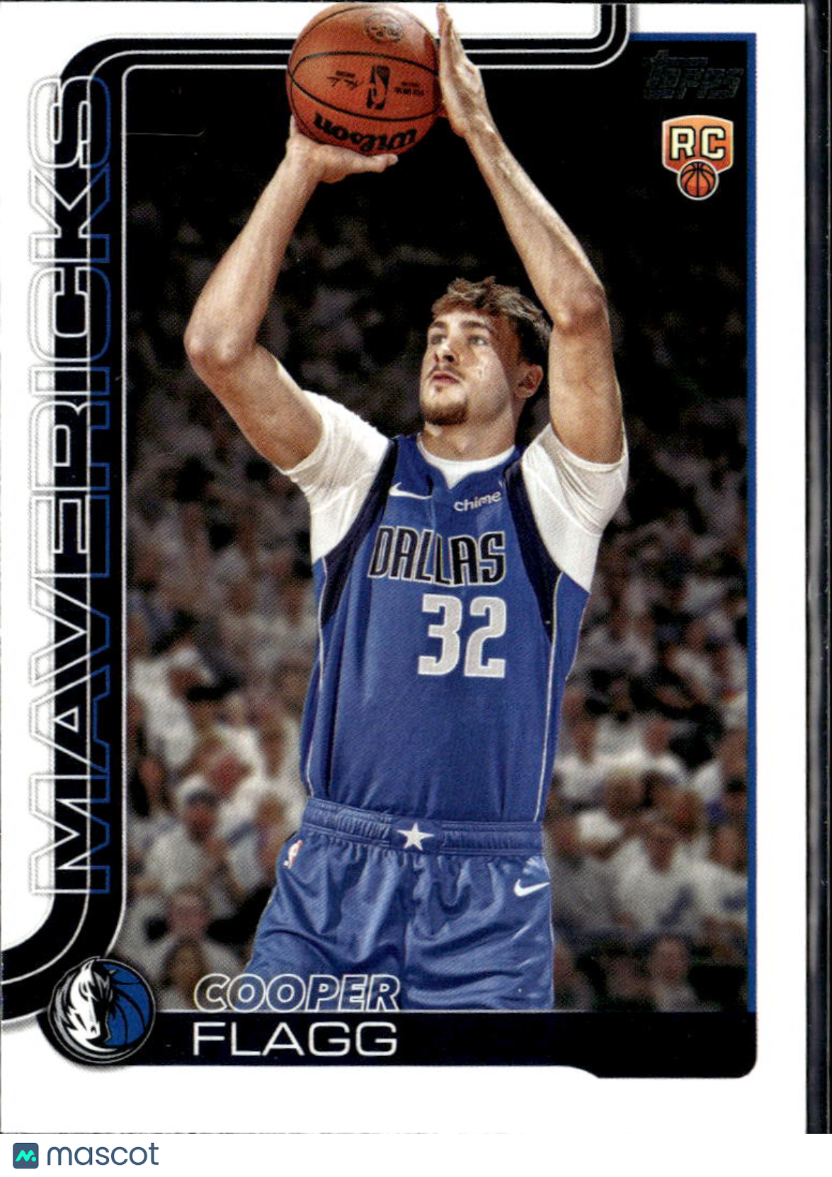 Cooper Flagg 2025 Topps Flagship Rookie RC Dallas Mavericks