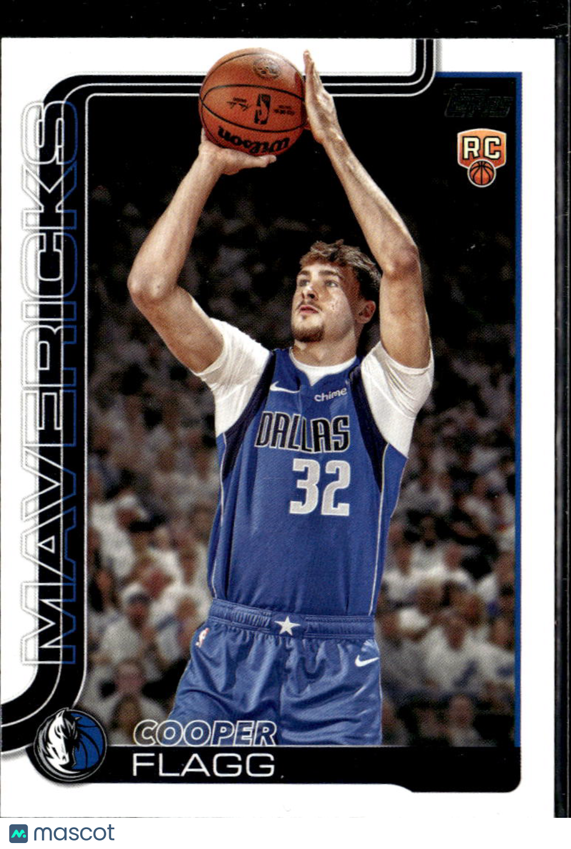 Cooper Flagg 2025 Topps Flagship Rookie RC Dallas Mavericks