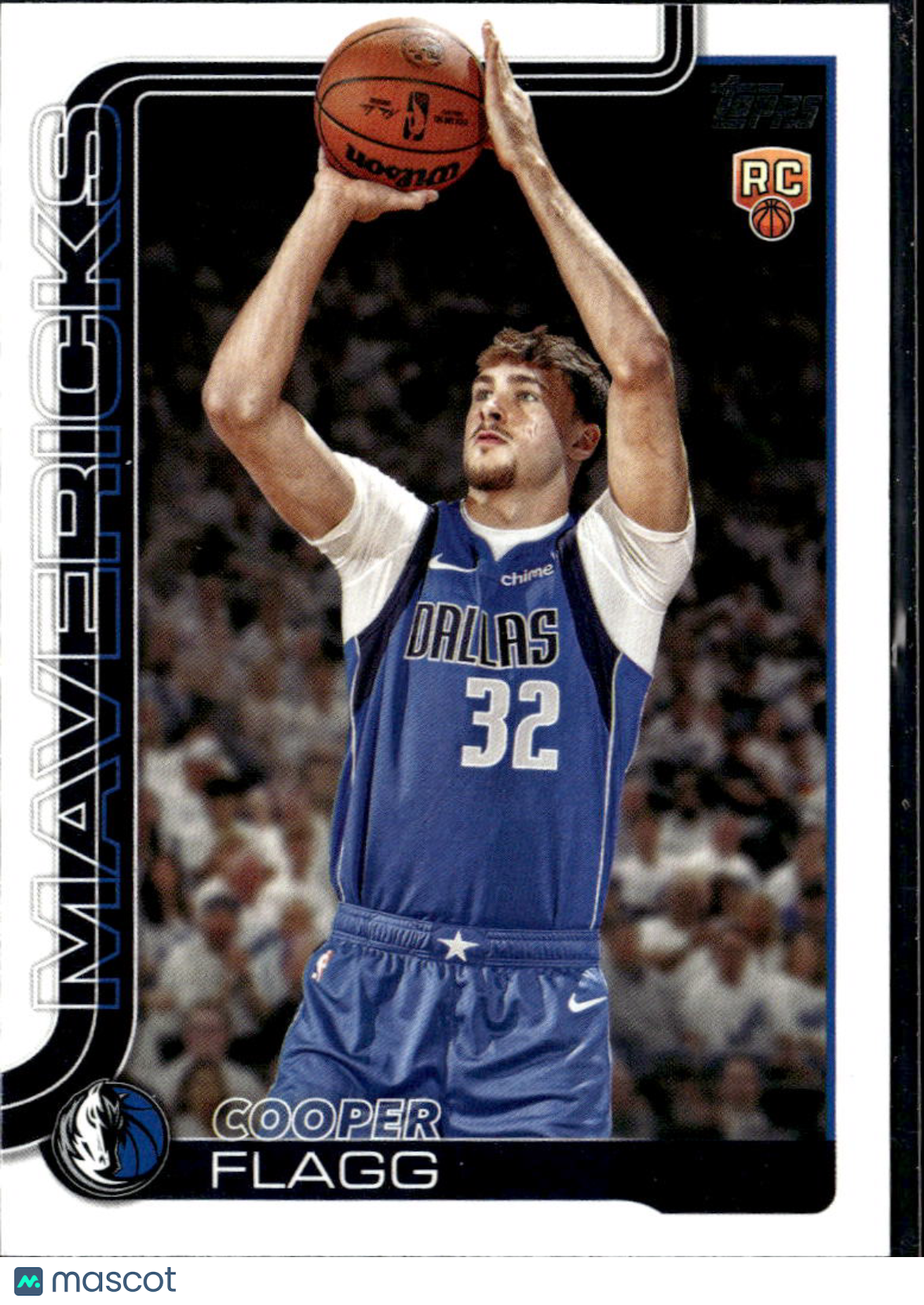 Cooper Flagg 2025 Topps Flagship Rookie RC Dallas Mavericks