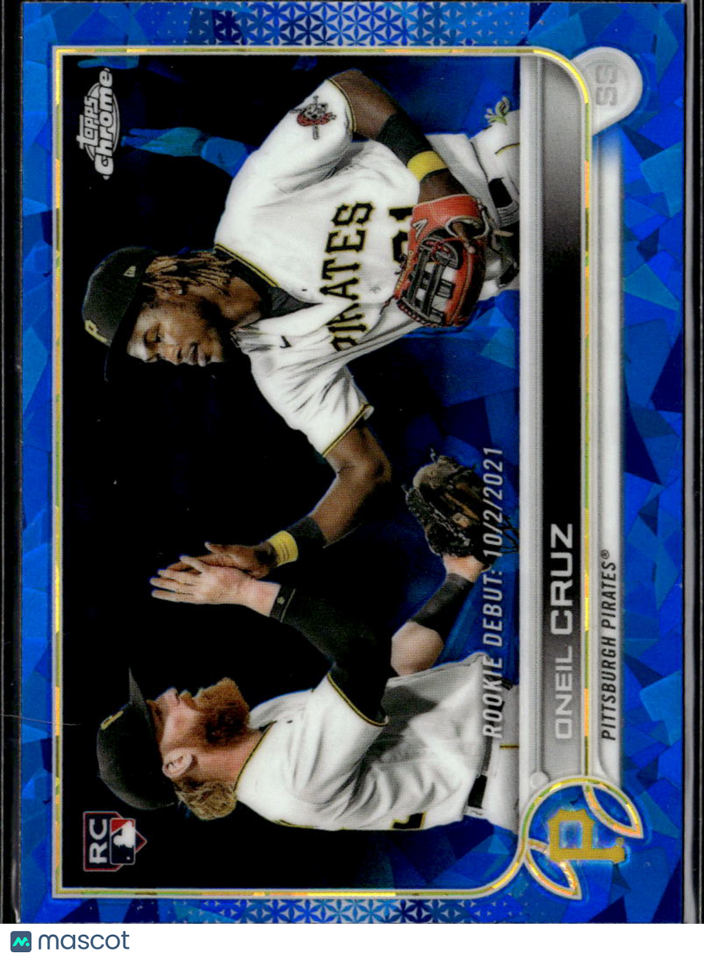Oneil Cruz 2022 Topps Chrome Sapphire Rookie RC Pittsburgh Pirates