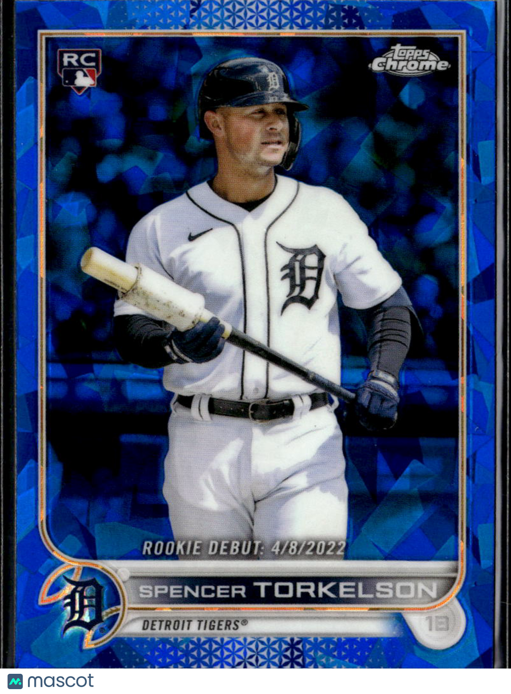 Spencer Torkelson 2022 Topps Chrome Sapphire Rookie RC Detroit Tigers