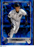 Spencer Torkelson 2022 Topps Chrome Sapphire Rookie RC Detroit Tigers