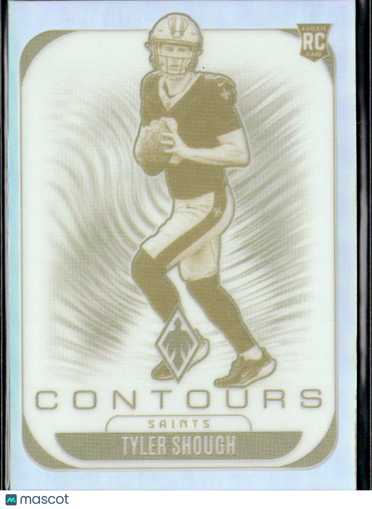 Tyler Shough 2025 Panini Phoenix Contours RC New Orleans Saints