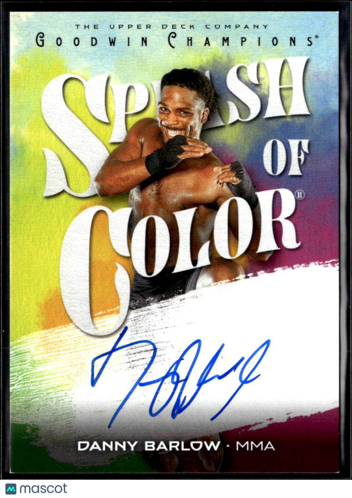 Danny Barlow 2026 Upper Deck Goodwin Auto Autograph Splash of Color