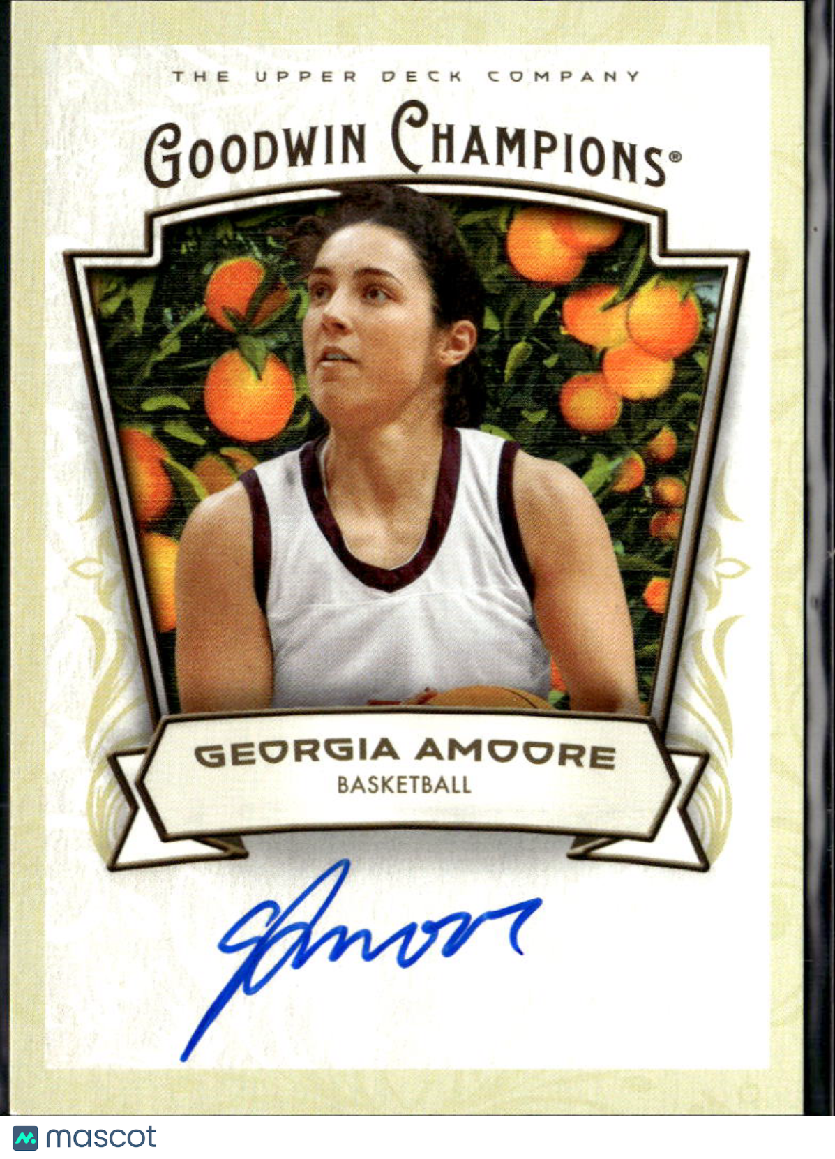Georgia Amoore 2026 Upper Deck Goodwin Champions Auto