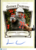 Jackson Cantwell 2026 Upper Deck Goodwin Champions Auto Autograph