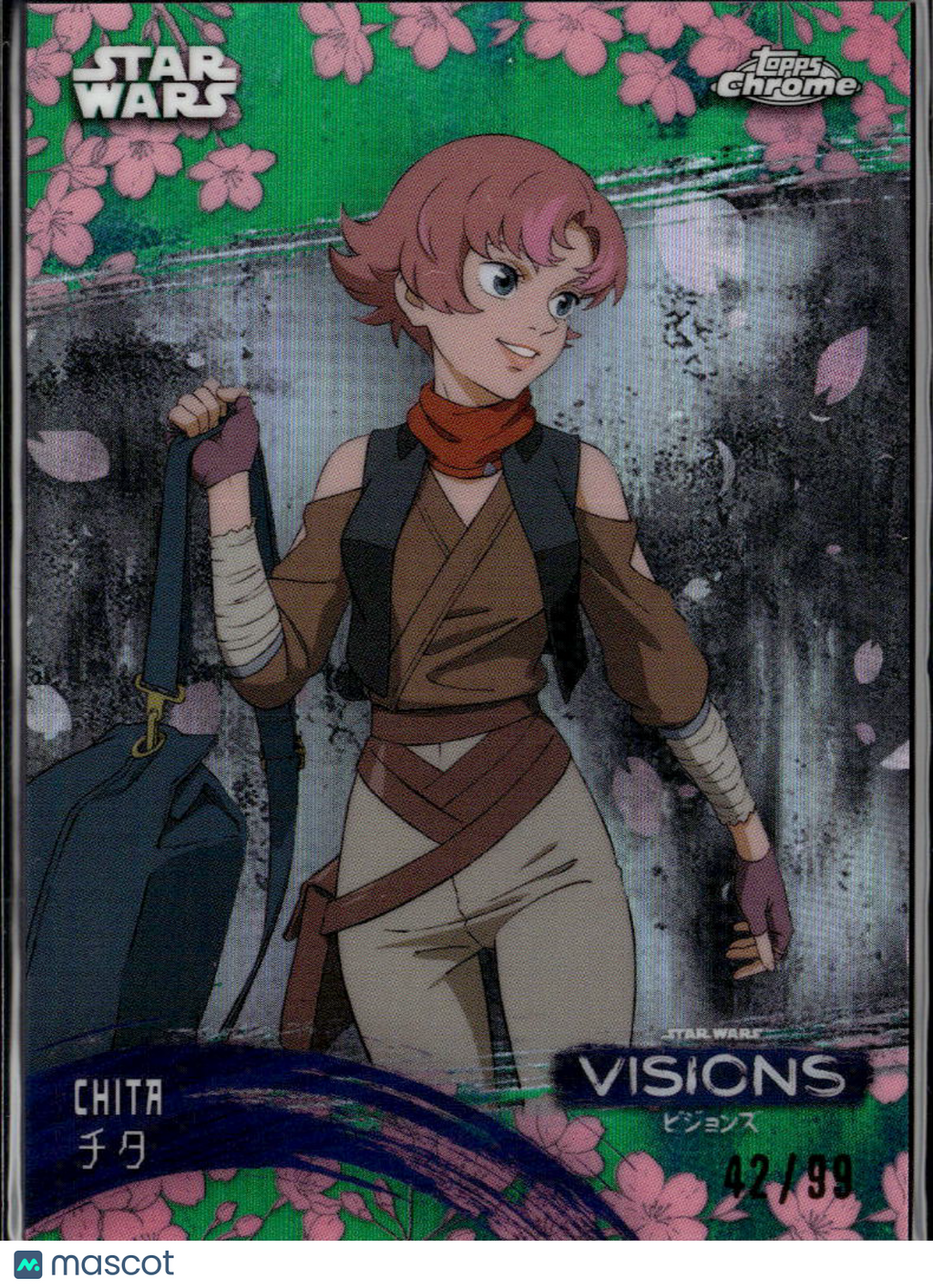 Chita 2026 Topps Chrome Star Wars Visions Green 42/99 #V3-CHIT