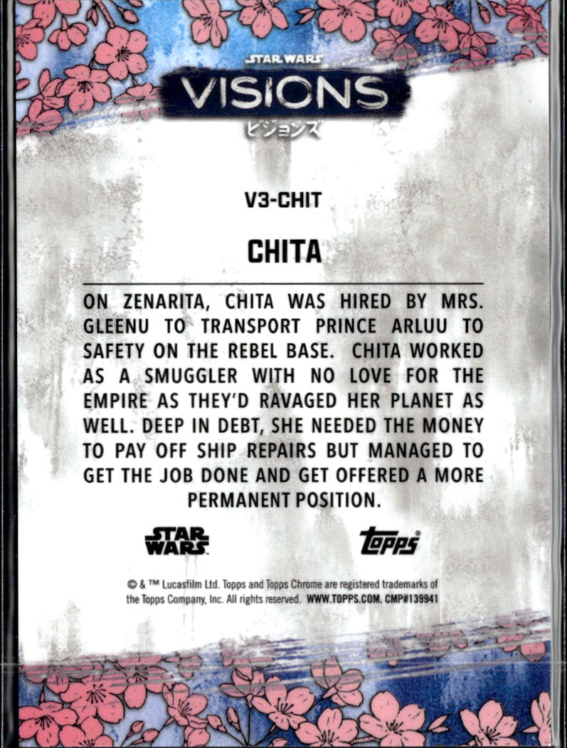 Chita 2026 Topps Chrome Star Wars Visions Green 42/99 #V3-CHIT