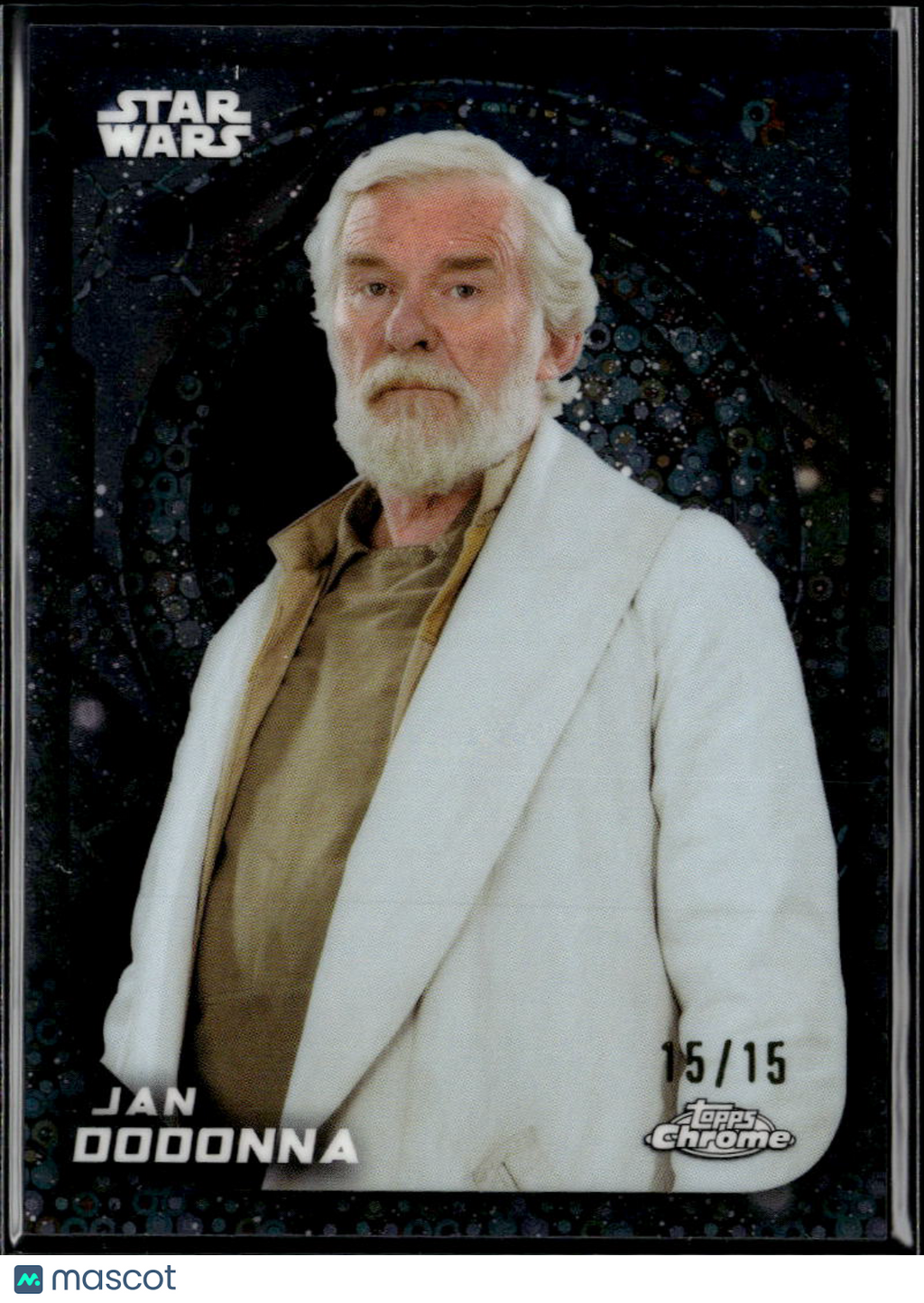 Jan Dodonna 2026 Topps Chrome Star Wars Black Refractor 15/15 #90
