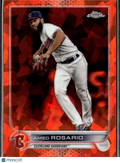 Amed Rosario 2022 Topps Chrome Sapphire Orange Refractor /25 Guardians