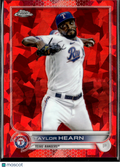 Taylor Hearn 2022 Topps Chrome Sapphire Red 4/5 Texas Rangers