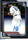 Marco Corcho 2024 Bowman Chrome 1st Auto Autograph Los Angeles Dodgers