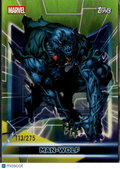 Man-Wolf 2026 Topps Marvel Chrome Yellow 113/275 #185