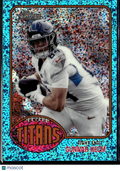 Gunnar Helm 2026 Topps Heritage Blue Sparkle Tennessee Titans