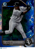 Oscar Colas 2022 Bowman Chrome Sapphire 1st Chicago White Sox