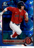 Nick Yorke 2022 Bowman Chrome Sapphire Boston Red Sox