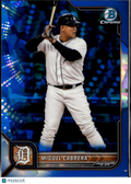 Miguel Cabrera 2022 Bowman Chrome Sapphire Edition Detroit Tigers