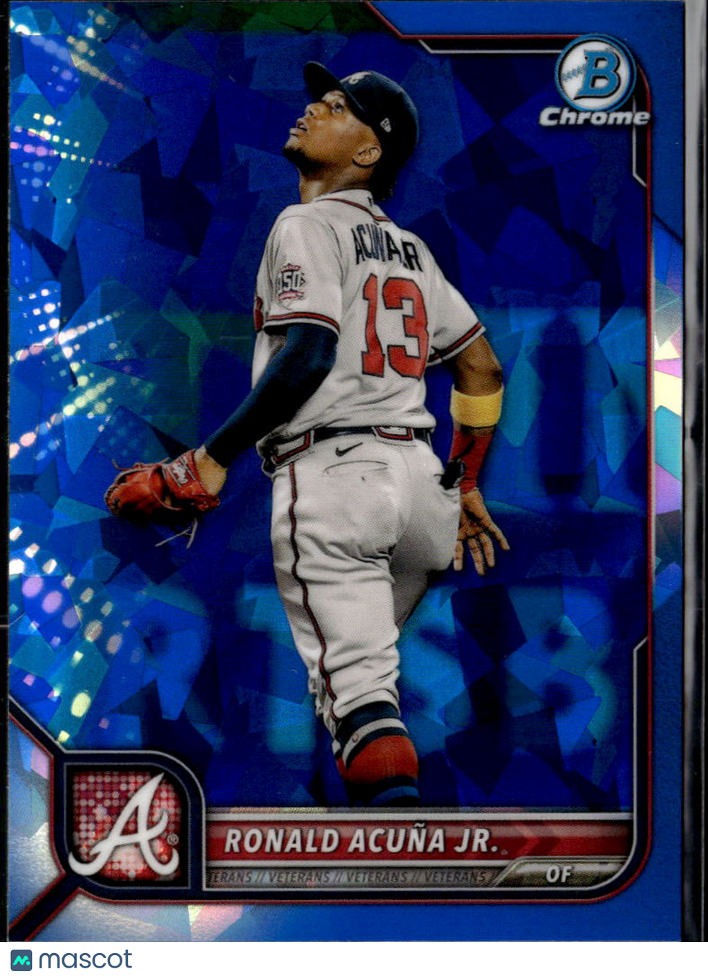 Ronald Acuña Jr. 2022 Bowman Chrome Sapphire Atlanta Braves