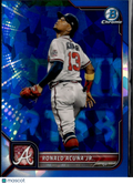 Ronald Acuña Jr. 2022 Bowman Chrome Sapphire Atlanta Braves
