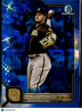 Manny Machado 2022 Bowman Chrome Blue Sapphire Refractor San Diego Padres