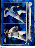 Dusten Knight Phoenix Sanders 2022 Topps Chrome Sapphire Tampa Bay Rays