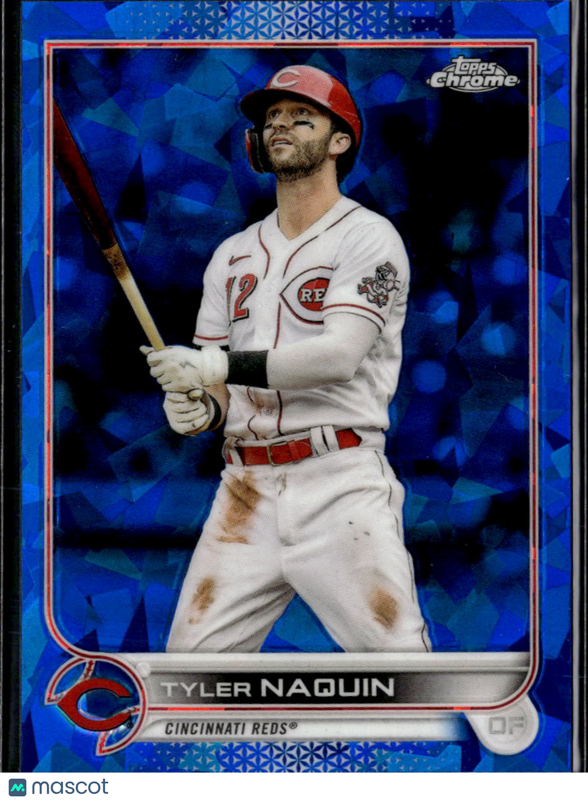 Tyler Naquin 2022 Topps Chrome Sapphire Edition Update Series Cincinnati Reds
