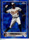 Kelvin Gutierrez 2022 Topps Chrome Sapphire Baltimore Orioles