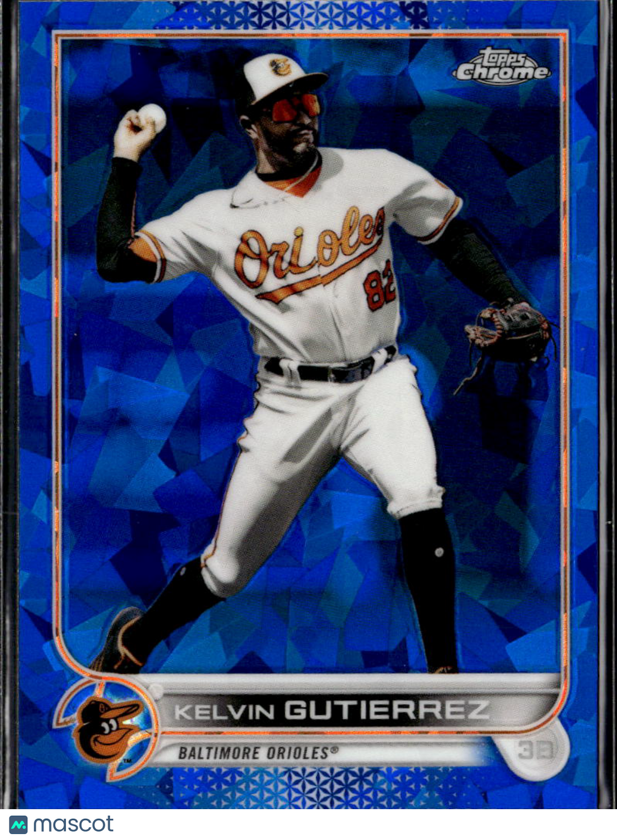 Kelvin Gutierrez 2022 Topps Chrome Sapphire Baltimore Orioles
