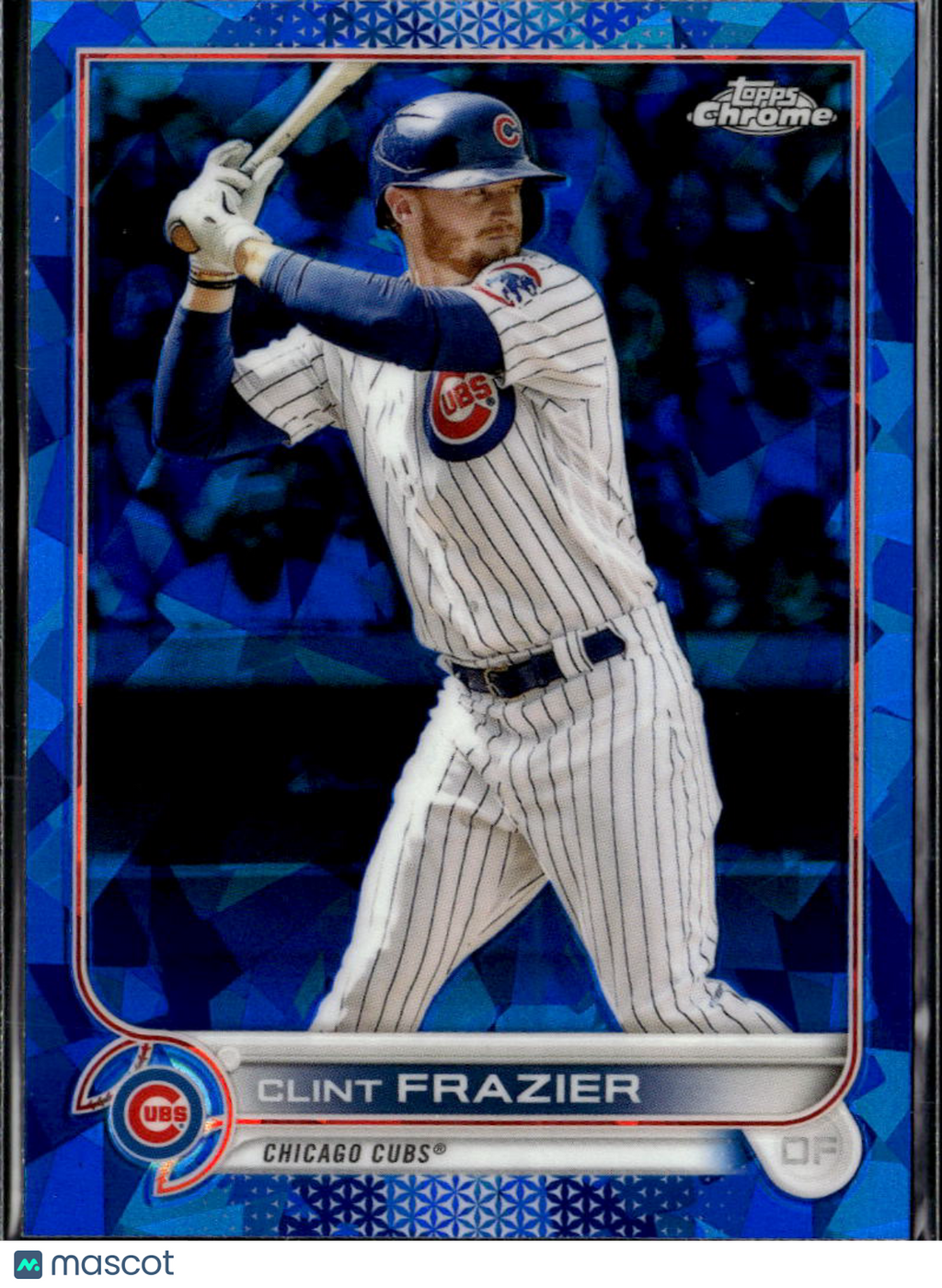 Clint Frazier 2022 Topps Chrome Sapphire Update Series Chicago Cubs